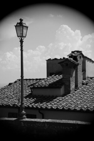 Lamppost and Clouds by Damara Davidson